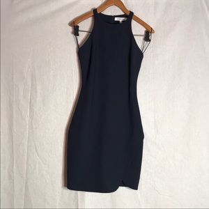 Elizabeth and James asymmetrical fitted dress